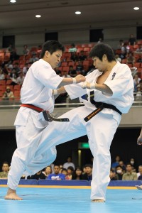 ▼中量級決勝戦
○中村昌永（兵庫・大阪南支部／四段／168㎝／75kg／28歳）
再延長判定勝ち
本戦0－0
延長2－0
再延長3－1
×竹岡拓哉（東京城西支部／弐段／168㎝／75kg／23歳）