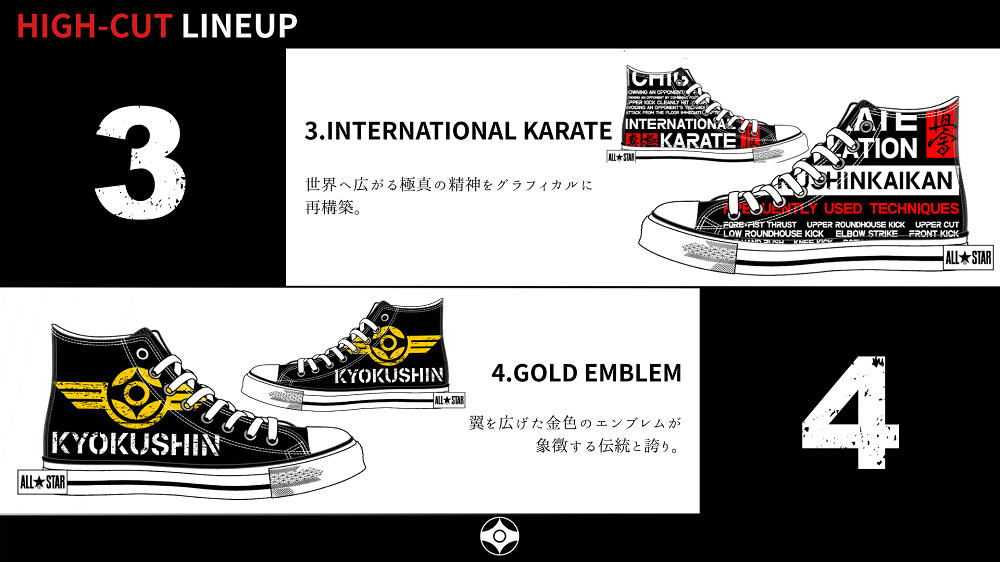極真会館とコンバースのコラボ商品作成とファン投票のお知らせ